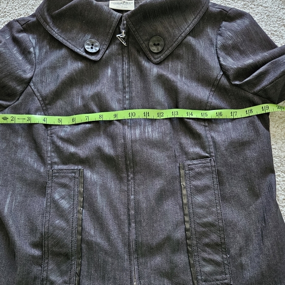 TRIBAL Black Denim Stretch Jacket - Picture 8 of 10